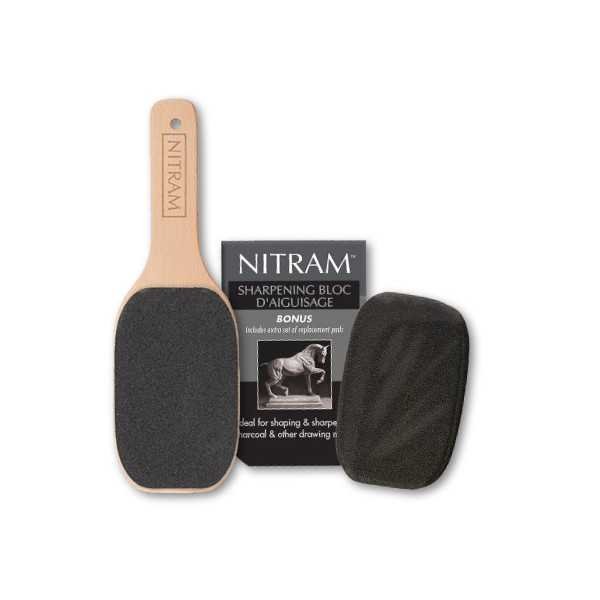 Nitram Sharpening Bloc – Afilador de Carboncillo