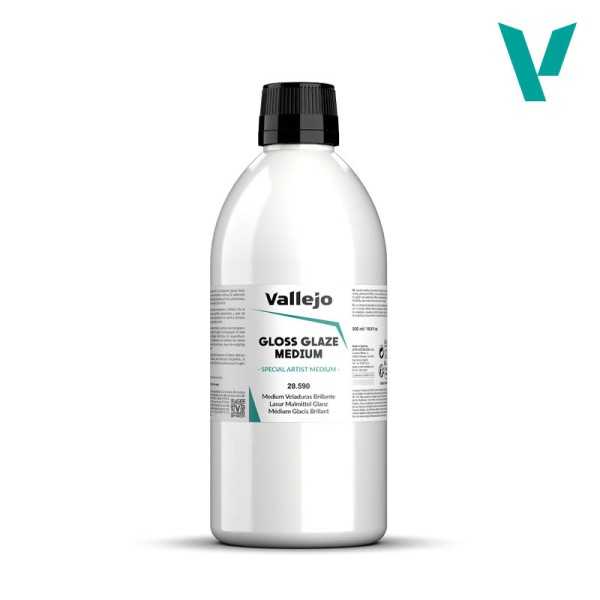 Medium para Veladuras Transparente Vallejo 500ml.