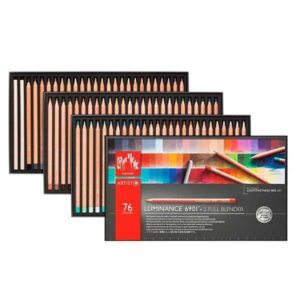 Caja LUMINANCE CARAN DACHE 6901. 76 Colores + 2 Blenders