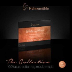 HAHNEMUHLE THE COLLECTION BLOC ACUARELA 100% ALGODÓN 300G GRANO SATINADO - 30x40cm.