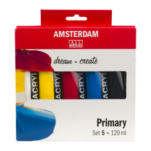 Amsterdam Standard Series Set de Acrílicos Primarios 5 x 120 ml