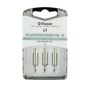 Brause Pfannen Plumas de Escritura 0,45 mm Caja de 3 Unidades