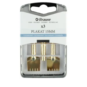 Brause Plakat Plumas de Escritura 15 mm Caja de 3 Unidades