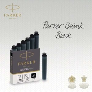 Tinta PARKER Quink Cartuchos - NEGRO (MINI)