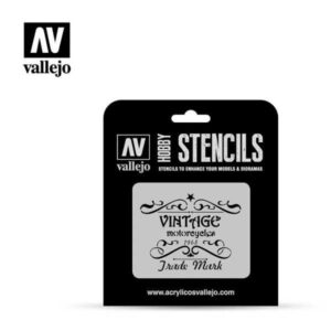 HOBBY STENCILS Vallejo - ROTULO MOTO VINTAGE