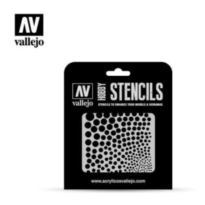 HOBBY STENCILS Vallejo - TEXTURAS CIRCULARES