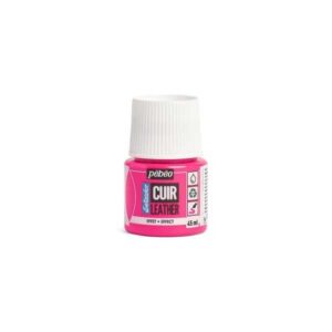 PEBEO SETACOLOR CUERO Pintura Acrílica para Cuero y Piel Sintética 45ml. - ROSA FLUOR