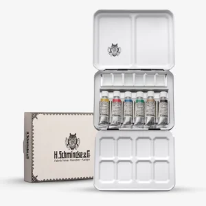 Inicio 13 Schmincke HORADAM Caja Acuarela Serie Retro con 6 Tubos de 5 ml