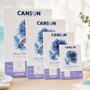 Canson Imagine Bloc de Papel Multitécnica 200 g/m² 50 Hojas