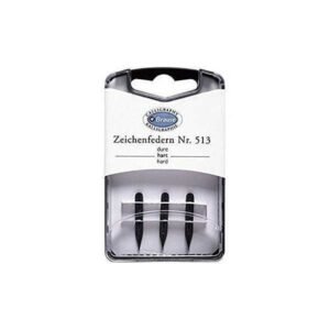 Brause Plumillas de Dibujo Rígidas para Portaplumas Pack 3