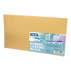 MILAN Plancha de grabado Rubber Carving Block 28 X 15,5 X 0,7 CM