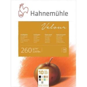 Bloc de Papel para Pastel Hahnemuhle Velour "Terciopelo" 260gr. 10 Hojas.