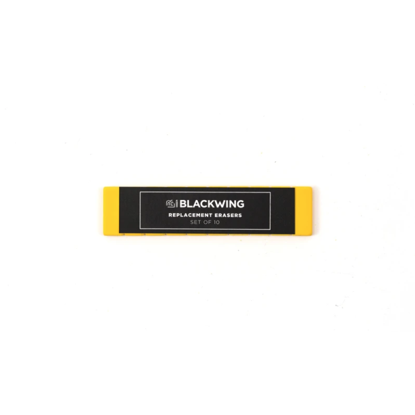 Blackwing Paquete de 10 gomas AMARILLO