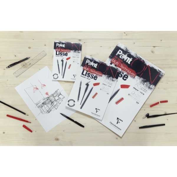 Bloc Multitécnicas Paint´On ClaireFontaine 250gr. Blanco LISO