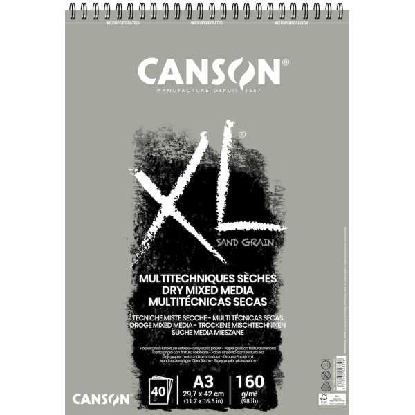 Bloc Canson XL Sand Grain Gris
