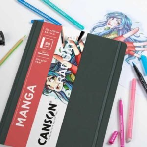 Cuaderno Canson Graduate Manga Liso 200gr. - 14x21.6cm.