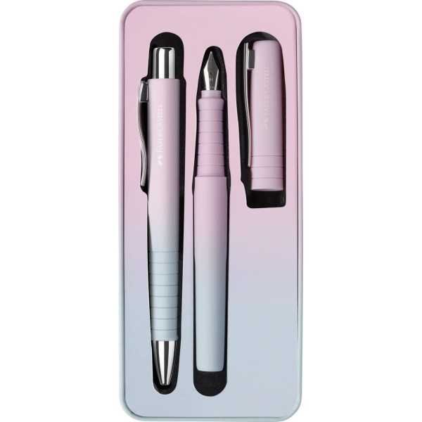 Set Faber-Castell Bolígrafo + Pluma Estilográfica M “Blushing Sky”