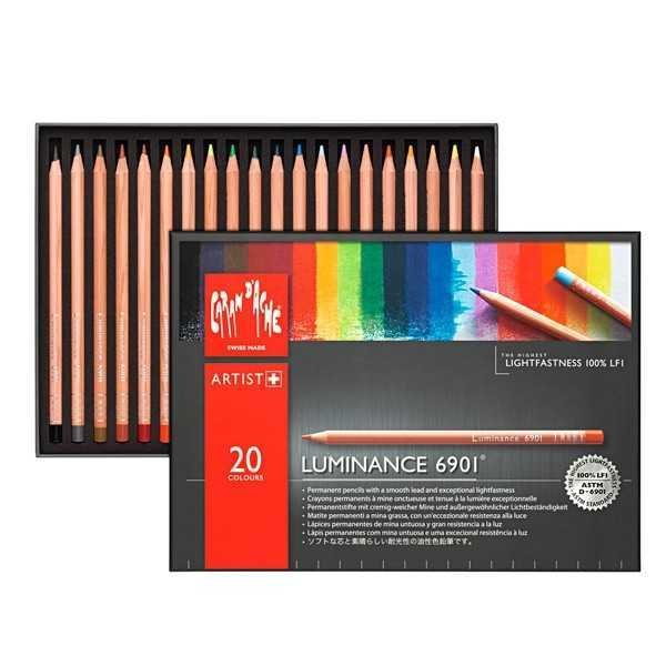 Caja LUMINANCE CARAN D ACHE 6901. 20 Colores